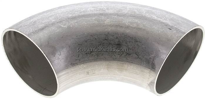 Rohrbogen Typ3, 88,9x2,6mm, 1.4541, nahtlos, EN 10253 Typ A (DIN 2605)