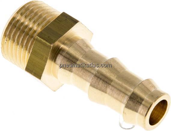 Steckanschluss G 3/8" AG, Messing, 9,5mm GSP-Schlauch