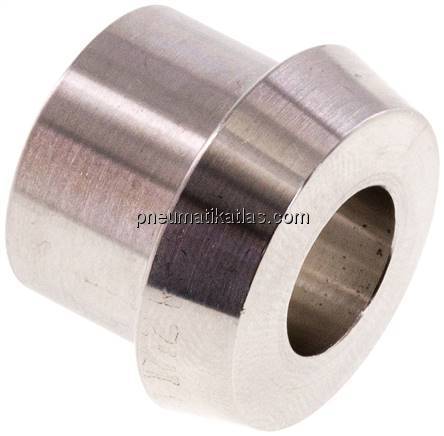 Kegelstutzen (Milchgewinde) 22mm Kegel-17,2mm, 1.4301