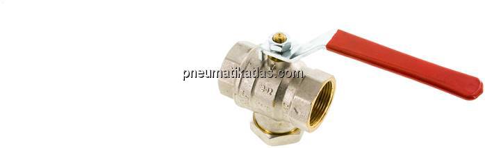 Messing-Kugelhahn mit Schmutzfänger, G 1-1/4"