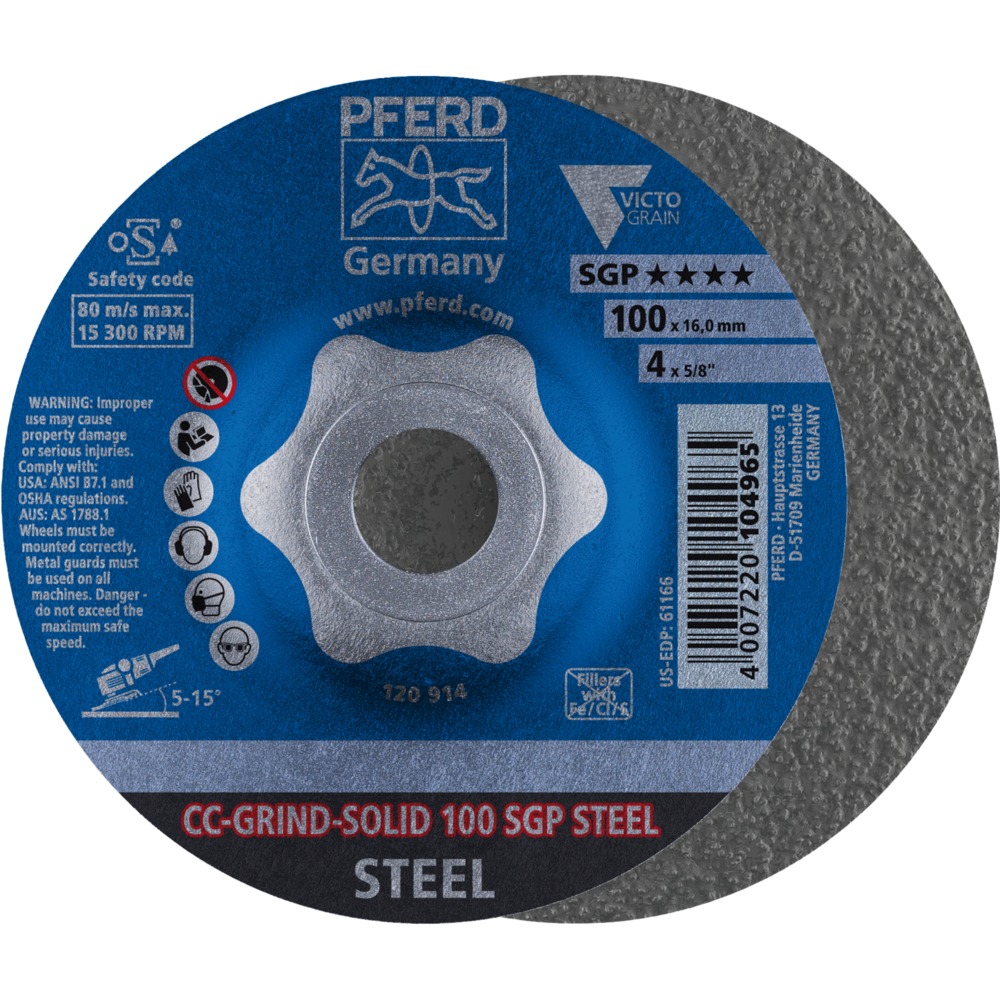 CC-GRIND (inkl. SOLID, FLEX, STRONG) CC-GRIND-SOLID 100 SGP STEEL/16,0