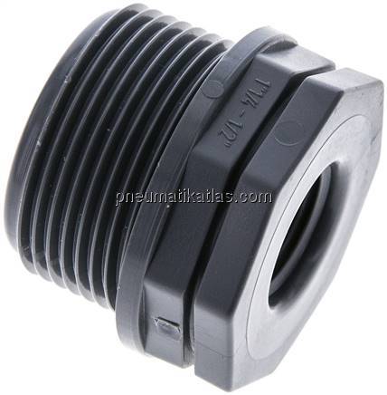 Reduziernippel G 1-1/4"(AG)-G 1/2"(IG), Polypropylen
