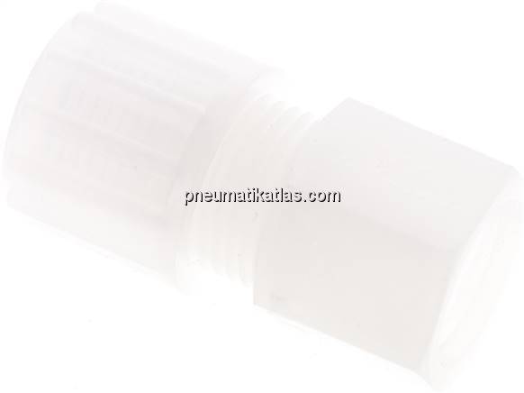 Aufschraub-Verschraubung G 3/8"-12x10mm, PVDF