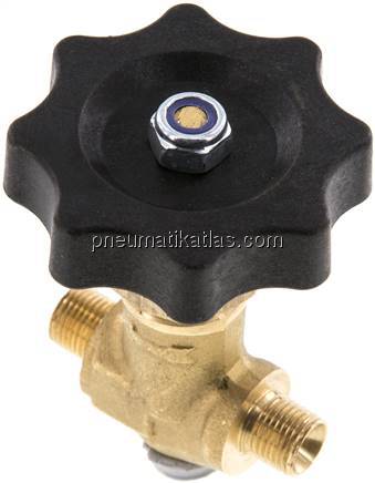 Kugel-Absperrventil, Messing,gerade, G 1/8", PN 40
