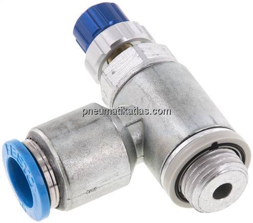 GRLA-1/4-QS-10-RS-D (534340) Drossel-Rückschlagventil