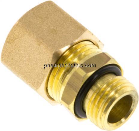 Gerade Klemmringverschraubung G 1/4"-10 (M16x1,5)mm, Messing