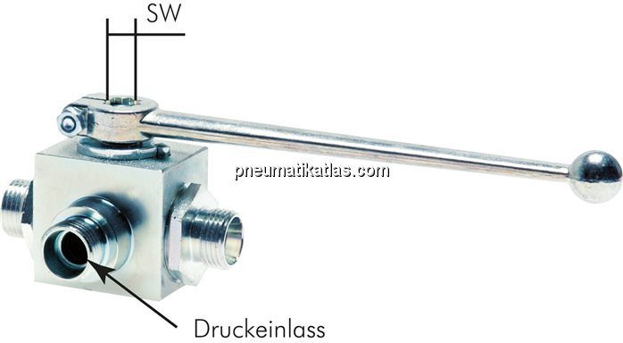 Exemplarische Darstellung: Hochdruck-3-Wege Kugelh