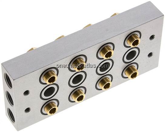 P-R-S-Leiste inkl. Hohlschrauben und Dichtungen für Ventilbaureihe M05 / P05