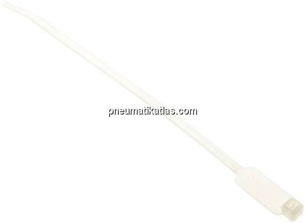 Kennzeichnungsbinder, 4,8x190 mm, Beschriftungsfeld innen-längs