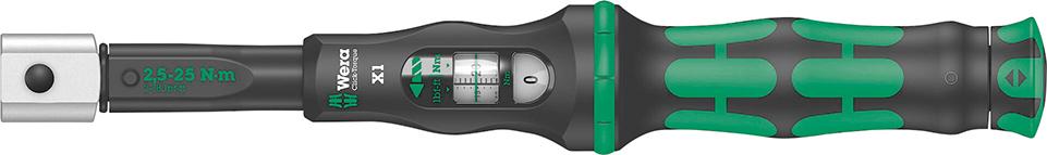 Drehmomentschlüssel Click-Torque X 1 2,5- 25 Nm 9x12mm Wera