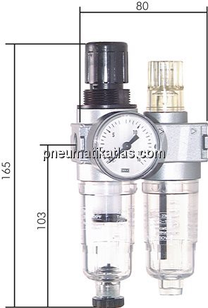 Exemplarische Darstellung: Wartungseinheit 2-teili