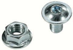 Schrauben/Muttern M6x10 42 Stk. verz. META