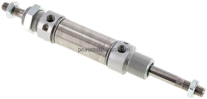 ISO 6432-Zylinder, doppeltwirkend, Kolben 25mm,Hub 25mm