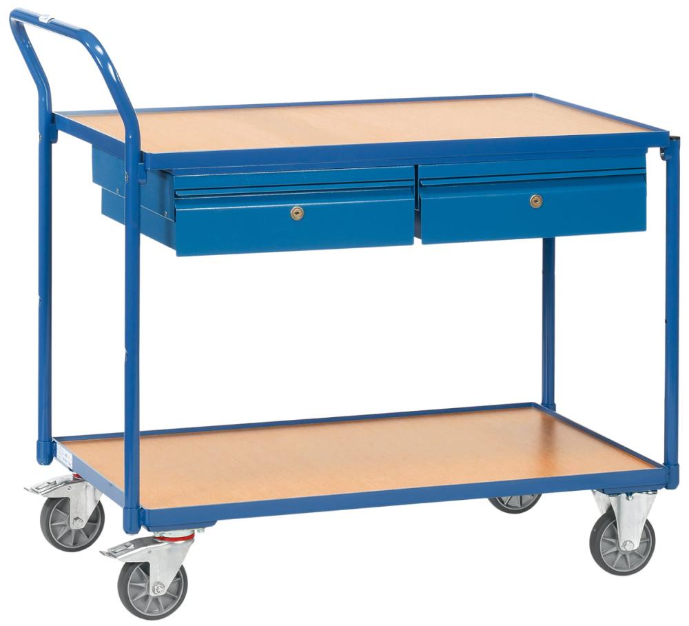 Tischwagen 2622 250kg 2 Böden 1000x600mm fetra