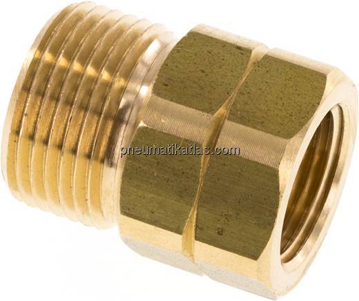 Waschgeräte-Adapter M 21x1,5 (AG) - G 3/8" (IG)