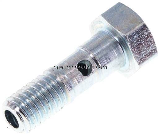 Hohlschraube, 1-fach M 5-16,2mm, Stahl verzinkt