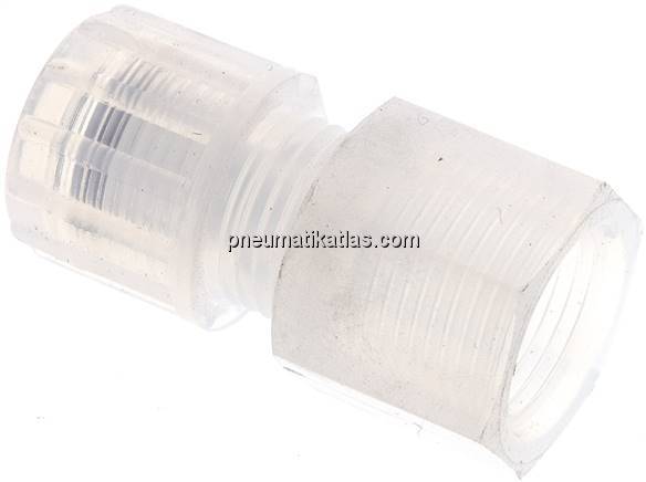 Aufschraub-Verschraubung G 3/8"-10x8mm, PFA