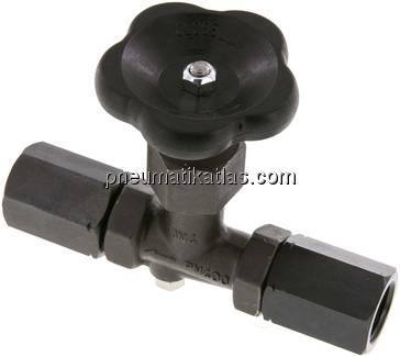 Manometer-Absperrventil G 1/2" Spannmuffe - Spannmuffe,Stahl