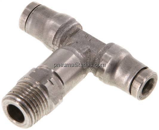 T-Steckanschluss NPT 1/8"-4mm, IQS-Edelstahl