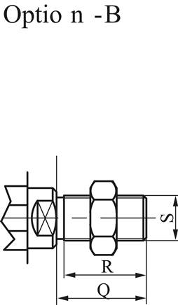 Zeichnung: Kolbenstange mit Außengewinde