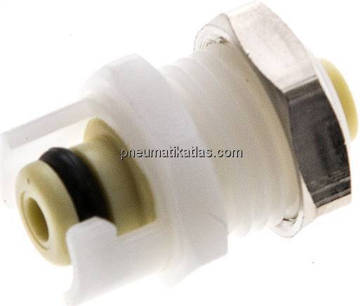 Schott-Kupplungsstecker (SM) mit Schlauchtülle, Polypropylen