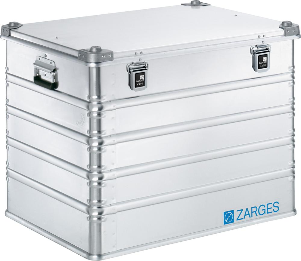 Alu-Kiste K470 239 l IM: ca. B750xT550xH580 mm2 Griffe ZARGES