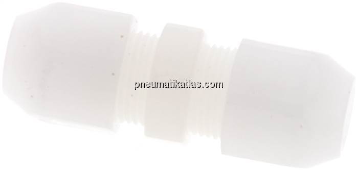 Gerade Schlauchverbindung 8x6mm, PVDF (FDA)