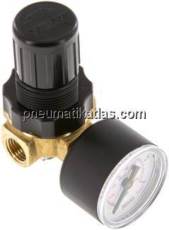Mini-Druckregler G 1/4", 0,5 - 16 bar, nicht rücksteuerbar