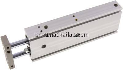 Doppelkolbenzylinder, Kolben 25mm, Hub 150mm