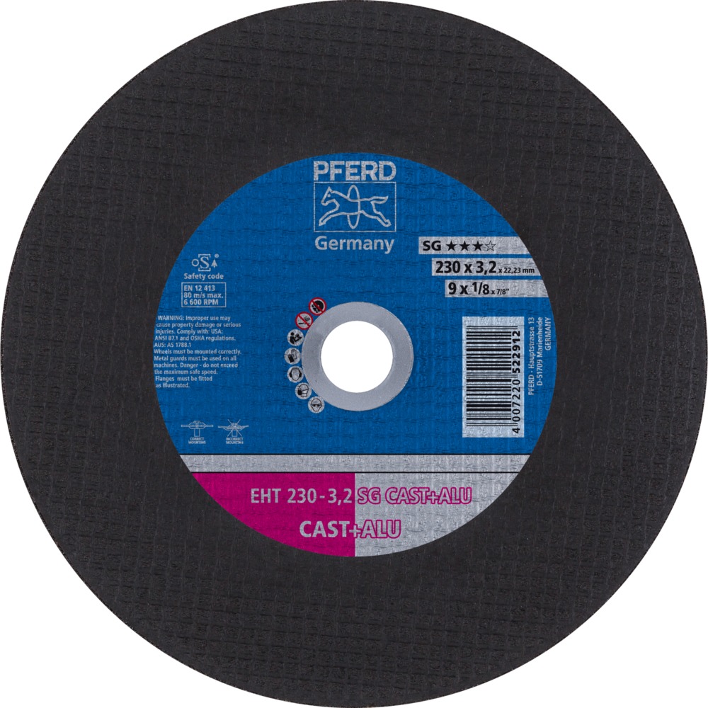Trennscheiben EHT 230-3,2 SG CAST+ALU