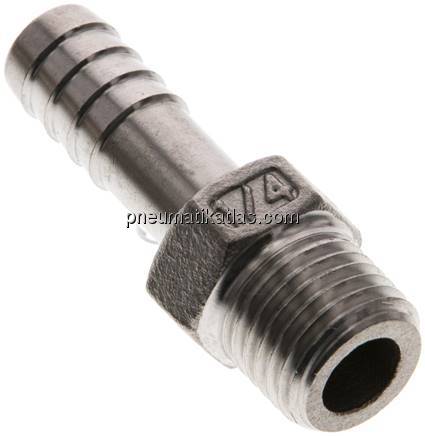 Gewindetülle NPT 1/4"-9 (3/8")mm, 1.4408