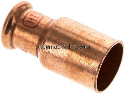 Pressfitting Reduziernippel 28x18mm (außenxinnen)
