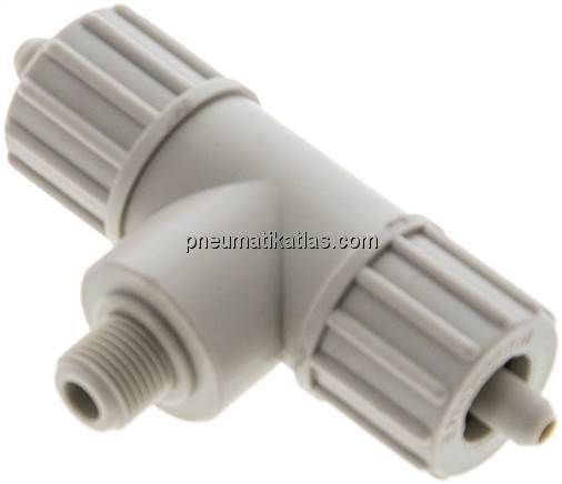 T-Verschraubung G 1/8"-10x4mm, Polypropylen