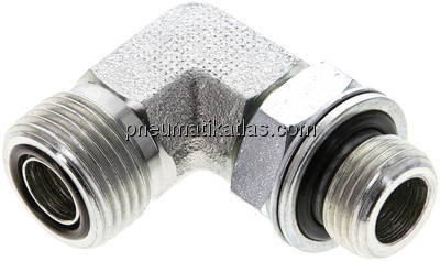 ORFS-Winkeleinschraubverschraubung UN 13/16"-16-G 3/8"