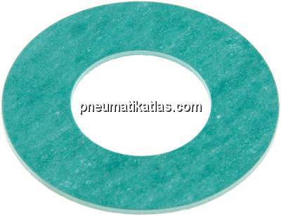 Flanschdichtung DN 25, 35x70x2 mm, C 4400