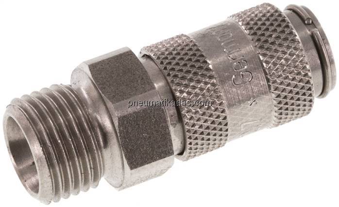 Kupplungsdose (NW2,7) G 1/8"(AG), Edelstahl