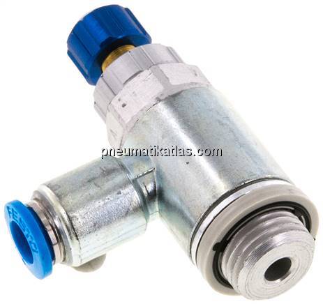 GRLA-1/4-QS-6-RS-D (534338) Drossel-Rückschlagventil