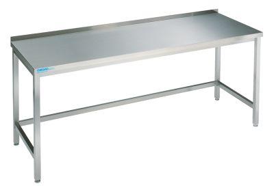 Arbeitstisch offen 2000x700x850 Edelstahl Chromonorm