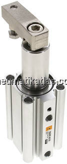 Schwenkspanner / Klemmzylinder Ø 40 mm, Klemmhub 30mm rechtsschwenkend (schwenkt