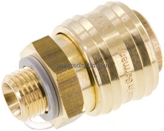 Kupplungsdose (NW7,2) G 1/4"(AG), Messing