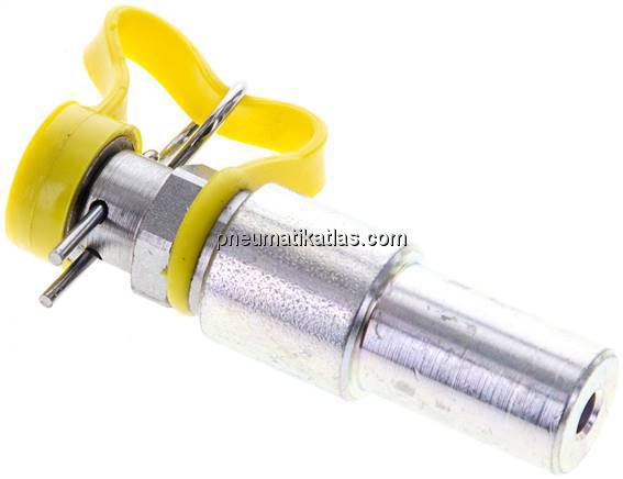 Steck-Messanschluss, 12mm-Rohrstutzen