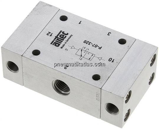 3/2-Wege Pneumatikimpulsventil, G 1/4", ATEX-Zulassung