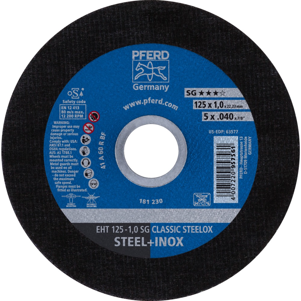 Trennscheiben EHT 125-1,0 SG CLASSIC STEELOX