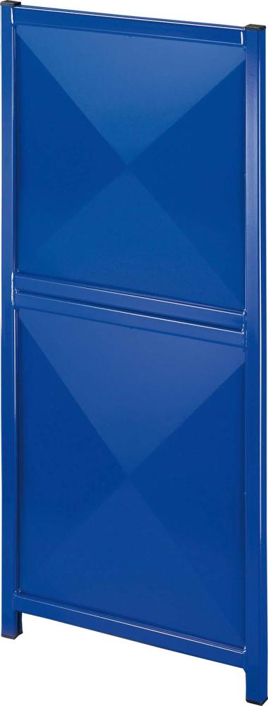 Aufsatzelement SchiebetürTrennwandsystem Vario B1980xH750 mm RAL 7037 Blech-/Blech-Kombination