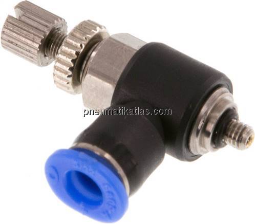 Mini-Winkel-Drosselrückschlagventile M 3-4mm