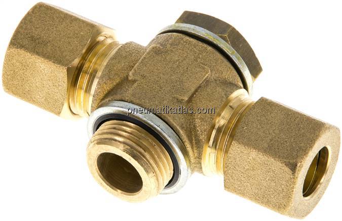 T-Klemmringverschraubung G 3/8"-10 (M16x1,5)mm, Messing