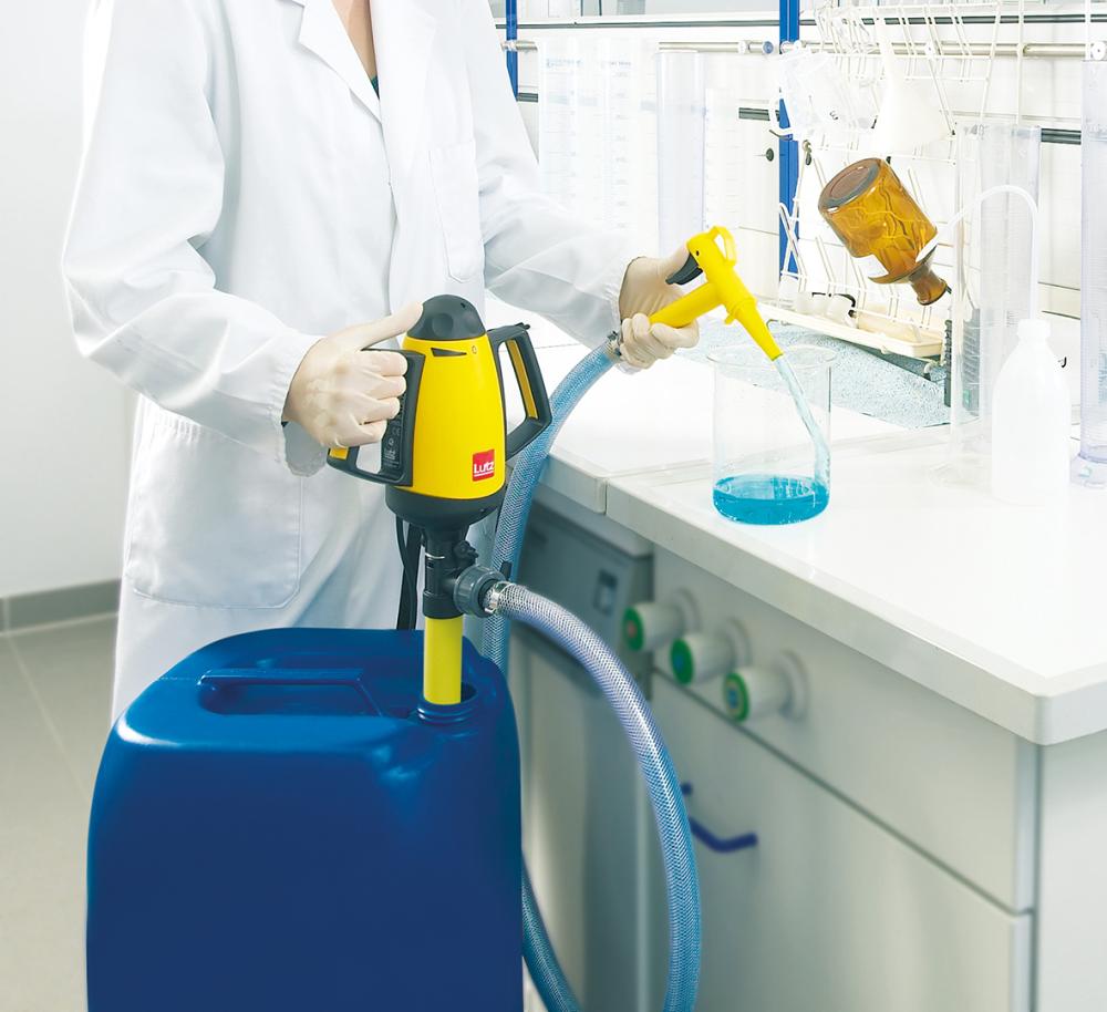 Behälterpumpe PP für Laugen 1000 mm Lutz