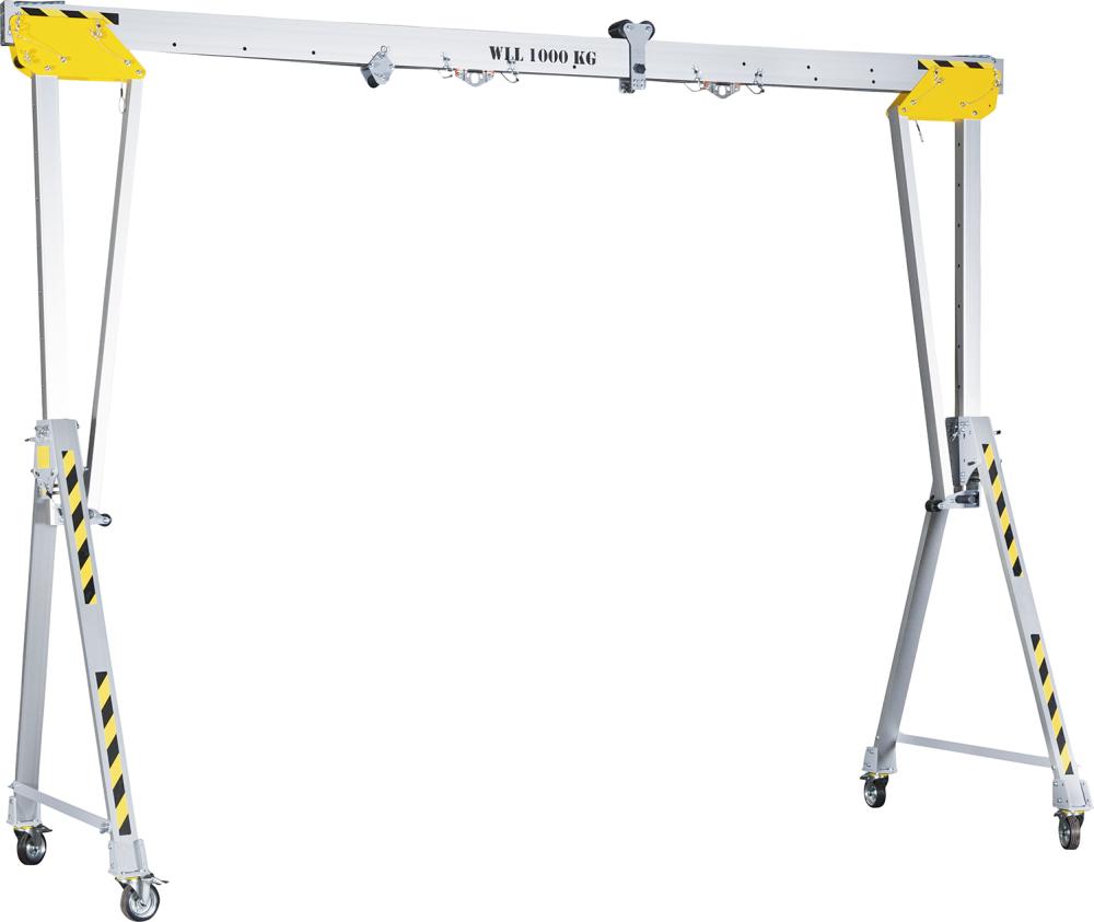 Alu-Portalkran RLPK-M-7 fahrbar / klappbar 500kg