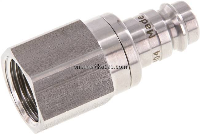 Kupplungsstecker (NW10) G 1/2"(IG), 1.4404