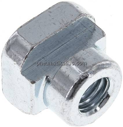 Tragschienenmutter schwere Baureihe, M 10, Stahl verzinkt